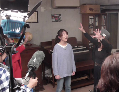 テレビ朝日でAUN話し方教室のレッスンの様子を放映